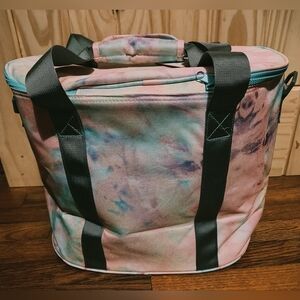 NWT Marleylilly Pastel Tie-dye Insulated Cooler Picnic Beach Tote/Bag